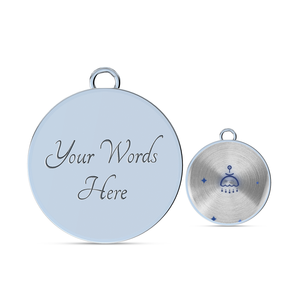 Jhumka Silver Charm, Ornament in Motion