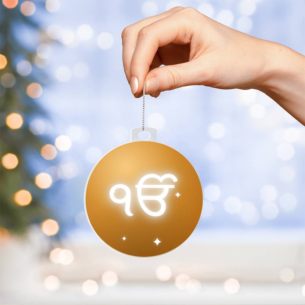 Ek Onkar Bulb Ornament