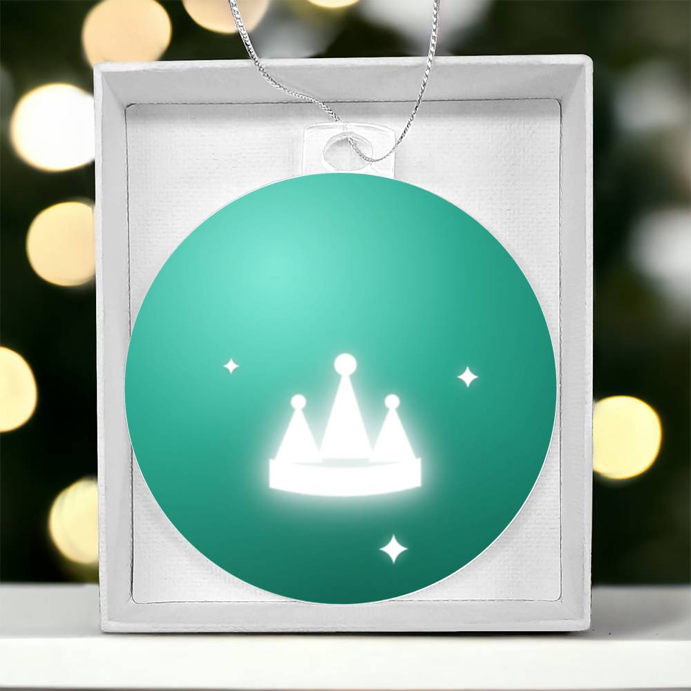 Crown Bulb Ornament