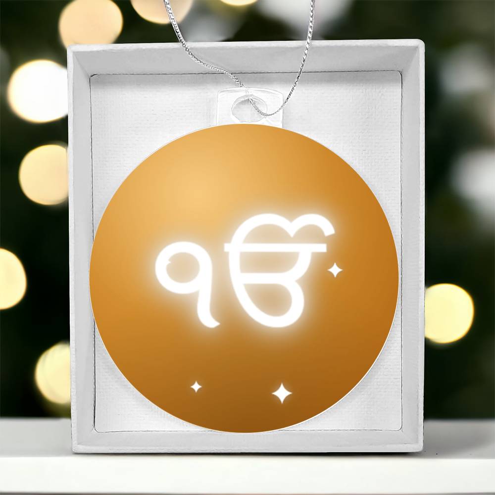 Ek Onkar Bulb Ornament