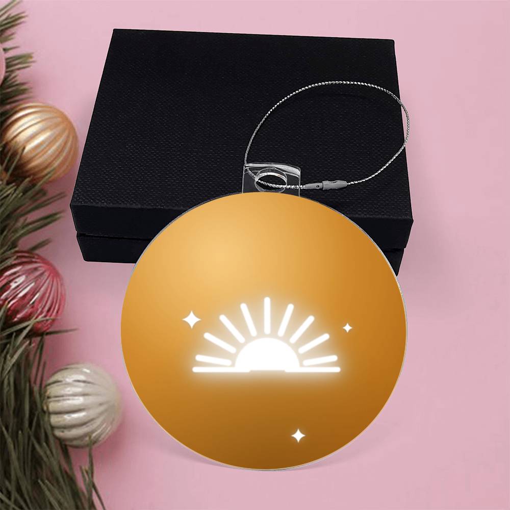 Sunburst Bulb Ornament